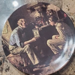 1995 Norman Rockwell The Apprentice Knowles Collector Edition Plate